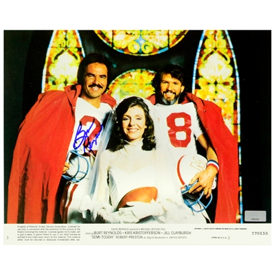 Burt Reynolds Autographed 1977 Semi-Tough Wedding Day Original Lobby Card