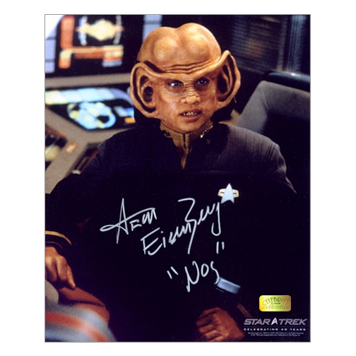 Aron Eisenberg Autographed Star Trek: Deep Space Nine Nog Bridge 8×10 Photo