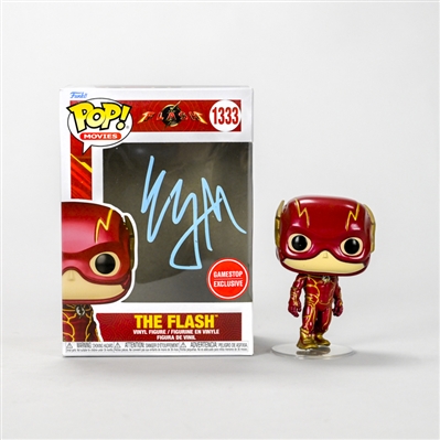 Ezra Miller Autographed The Flash #1333 POP! Vinyl Figure