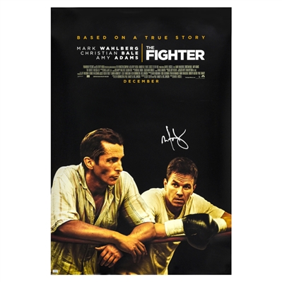 Mark Wahlberg Autographed 2010 The Fighter Original 27x40 Double-Sided Movie Poster