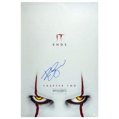 Bill Skarsgård Autographed IT Chapter Two Original 27x40 Double-Sided Movie Poster  