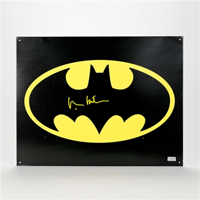 Val Kilmer Autographed Batman 12x16 Metal Sign