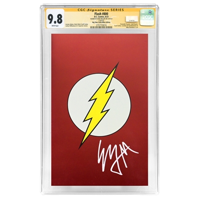 Ezra Miller Autographed 2023 Flash #800 Red Foil Logo Variant Cover CGC SS 9.8