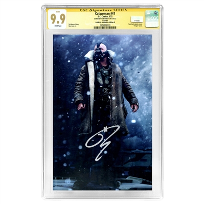 Tom Hardy Autographed 2022 Catwoman #41 CA Exclusive Variant CGC SS 9.9 (mint) * Rare Photo Cover!