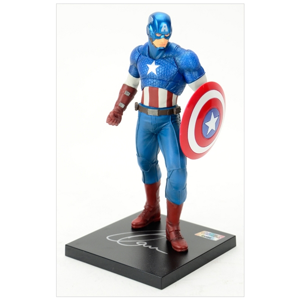 Chris Evans Autographed Kotobukiya Captain America Statue