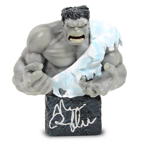 Mark Ruffalo Autographed Hulk Grey Bust