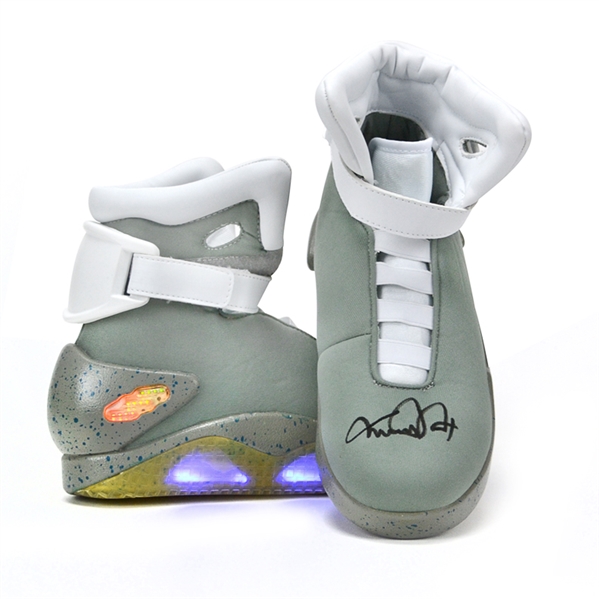 Michael J. Fox Autographed Back To The Future Air Mags