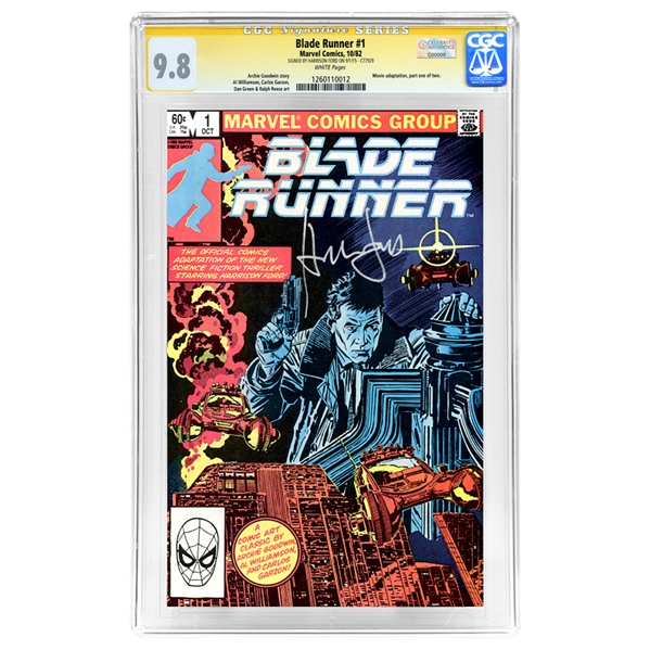 Harrison Ford Autographed CGC SS Signature Series 9.8 Blade Runner #1 Comic