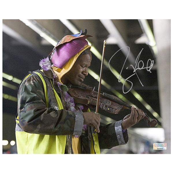 Jamie Foxx Autographed 8×10 The Soloist Scene Photo