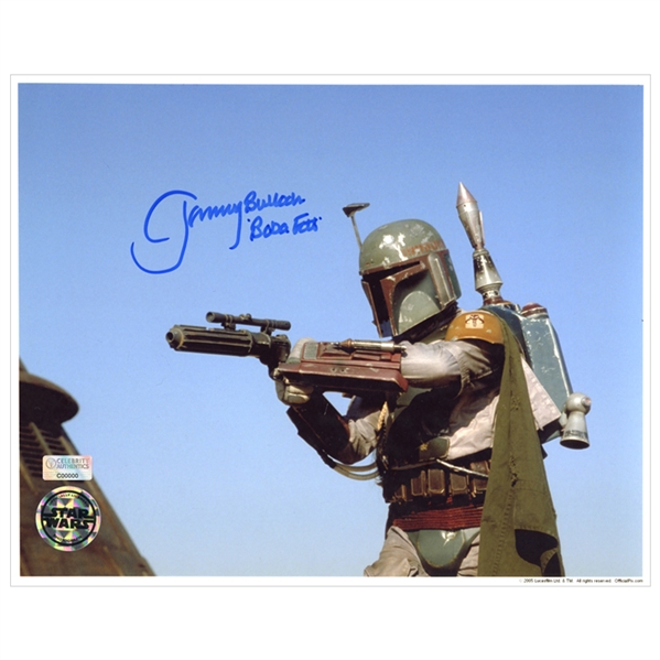 Jeremy Bulloch Autographed Star Wars 8×10 Boba Fett Photo