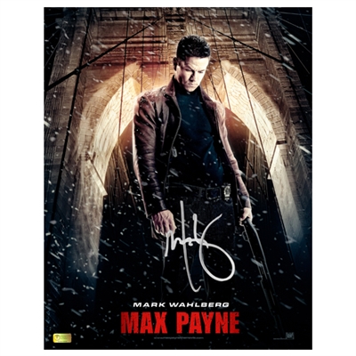Mark Wahlberg Autographed 11×14 Max Payne Movie Poster