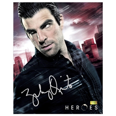 Zachary Quinto Autographed 8×10 Heroes Sylar Photo