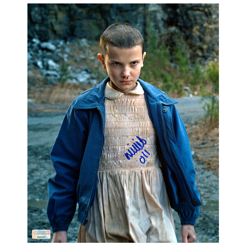 Lot Detail - Millie Bobby Brown Autographed Stranger Things 8×10 Eleven ...