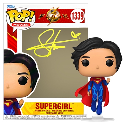 Sasha Calle Autographed 2023 The Flash Supergirl #1339 POP Vinyl Figure