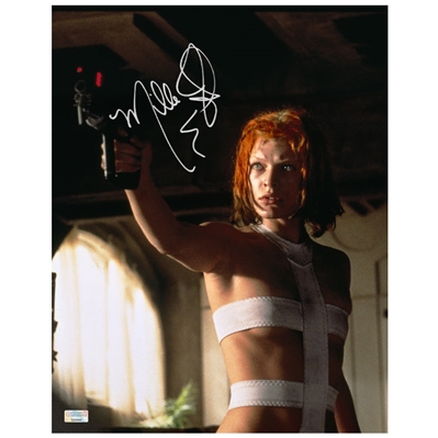 Milla Jovovich Autographed 1997 The Fifth Element Leeloo 11x14 Photo