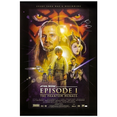 Ray Park Autographed 1999 Star Wars: Episode I The Phantom Menace 27x40 Poster