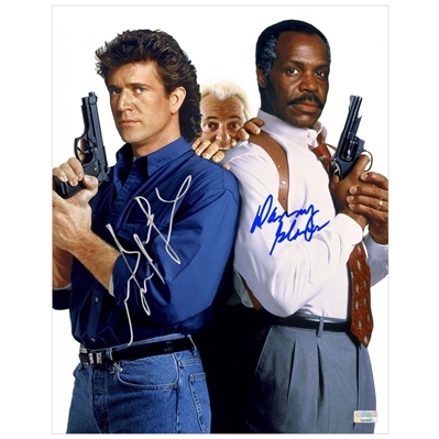 Mel Gibson, Danny Glover Autographed 1992 Lethal Weapon III 11x14 Photo