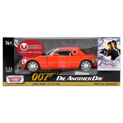 Halle Berry Autographed 2002 Die Another Day James Bond Ford Thunderbird 1/24 Scale Car