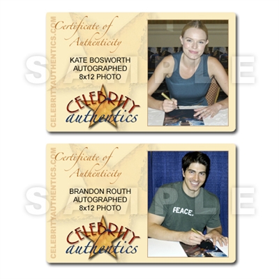 Brandon Routh and Kate Bosworth Autographed 8x12 Superman Returns Photo