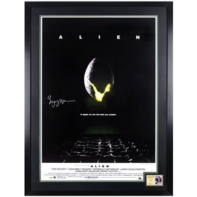 Sigourney Weaver Autographed 1979 Alien 27x40 Framed Movie Poster