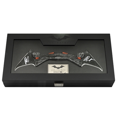 Robert Pattinson Autographed Factory Entertainment The Batman Batarang Limited Edition Prop Replica